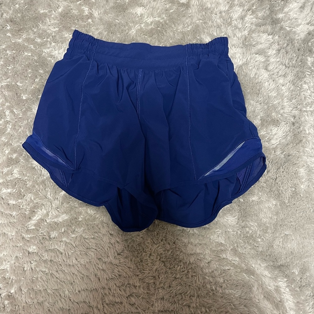 COPY - Royal blue lululemon north hot shorts